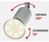 B.K.Licht LUNIS 2 LED Deckenleuchte 2-flammig GU10 2x3W Produktbild-Vorschau 5