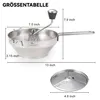 Passiergerät aus Edelstahl mit 3X Siebeinsatz, Passiermühle Produktbild-Vorschau 7