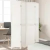 vidaXL 4-częściowy rozdzielacz do pokoju biały z litego Podgląd zdjęcia produktu 2
