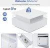 okwish Hochglanz-LED-Couchtisch Quadratischer Couchtisch Produktbild-Vorschau 10