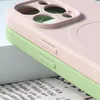 Silikonhülle Hülle mit Magsafe für Iphone 15 Plus Creme Produktbild-Vorschau 7
