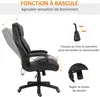 Fotel biurowy Vinsetto z funkcją masażu, ergonomiczny fotel Podgląd zdjęcia produktu 10