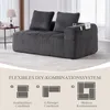 STILVORA Cord-Zweisitzer Sofa mit Rückenkissen, Loungesofa Produktbild-Vorschau 6