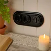 Unterputz Porzellan Retro Steckdose, Schalter, 3-fach, Produktbild-Vorschau 6
