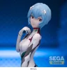 A statue of Rei Ayanami from Evangelion in her plugsuit, posed against a blue background. Náhľad obrázku produktu