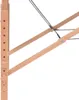 Massageliege 2-Zonen mit Hocker Klappbar 10 cm Sitz Schwarz Produktbild-Vorschau 11