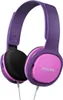 A pair of purple and pink Philips headphones. Produktbild-Vorschau