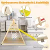 COSTWAY 4 in 1 Indoor Klettergerüst, Spielplatz mit Produktbild-Vorschau 8