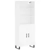 vidaXL Highboard Weiß 69,5x34x180 cm Holzwerkstoff - Produktbild-Vorschau 3