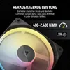 Corsair iCUE LINK LX120-R RGB, Ventilator, 12 cm, 2400 RPM, Produktbild-Vorschau 8