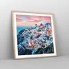 Gerahmtes Poster - Rahmen in heller Eiche - Santorini Produktbild-Vorschau 8