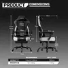 LUCKRACER Chaise de jeu, chaise de bureau avec accoudoirs Voir les images du produit 7