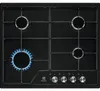 Płyta Electrolux EGS6424K Czarna Do zabudowy 60 cm Gazowa 4 Podgląd zdjęcia produktu 1