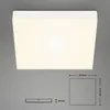 Briloner LED Deckenleuchte Wandlampe Flame Weiß 21W 2000lm Produktbild-Vorschau 2