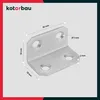 KOTARBAU® 25er Set Winkelverbinder 18 x 18 x 30 mm Stahl Produktbild-Vorschau 4