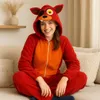 Pigiama Onesie Kigurumi Costume Travestimento Foxy S: 145 - Anteprima dell’immagine prodotto 7
