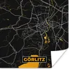 MuchoWow® Poster Deutschland - Schwarz und Gold - Görlitz - Produktbild-Vorschau 1