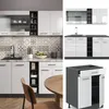 Singleküche Vicco R-Line Weiß Hochglanz/Anthrazit 160 cm , Produktbild-Vorschau 5