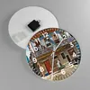 Wanduhr - Rund - Glasuhr - Kuba Havanna Balkon - 30x30cm - Produktbild-Vorschau 2