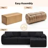 COMHOMA Ecksofa, 245 x 60 x 40 cm, Modulares Sofa mit Produktbild-Vorschau 3