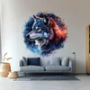 Decords, adesivo da parete – lupo celestiale in stile Anteprima dell’immagine prodotto 5