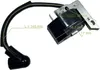 A close-up studio shot of a black ignition coil with metal mounting bracket. Anteprima dell’immagine prodotto