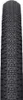 A close-up, front-facing view of a bicycle tire with a detailed tread pattern against a white background. Anteprima dell’immagine prodotto