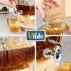 Vilde | Distributore di vetro con rubinetto - Bottiglia con Anteprima dell’immagine prodotto 4