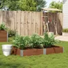 vidaXL Kvetináč hnedý 150x100 cm z masívneho borovicového Náhľad obrázku produktu 2