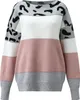 ASKSA Damen Strickpullover Langarm Rundhals Sweater Produktbild-Vorschau 4