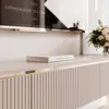 Geriffeltes TV-Lowboard SELIA 200 cm mit goldener Produktbild-Vorschau 8
