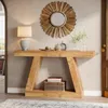 A console table with a lamp, decorative items, and books, placed in a hallway or entryway. Podgląd zdjęcia produktu