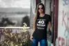 Damen T-Shirt Ich bin nicht 40 sondern ich bin 18 mit 22 Produktbild-Vorschau 3