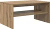 vidaXL Tavolino in rovere artigianale 80 x 50 x 40 cm Anteprima dell’immagine prodotto 1