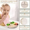 Kindergeschirr-Set Silikon Baby Geschirrset, Rutschfest Produktbild-Vorschau 6