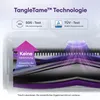 A close-up diagram illustrating the TangleTame™ technology of a vacuum cleaner brush head, showing how it handles pet hair without tangling. Produktbild-Vorschau