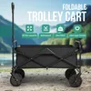 Avalo Bollerwagen - Faltbar - Bis 90KG - 80x47x49 CM - 65L Produktbild-Vorschau 10