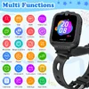 （Schwarz）Kinder Smartwatch mit GPS-Telefonuhr  Produktbild-Vorschau 3