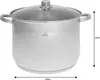 Sada 3 Velkých Hrnců Klausberg 10/13/16L Kb-7178 Náhled obrázku produktu 6