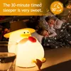 Nachtlicht Kinder, Silikon Ente Nachtlicht mit Timer und Produktbild-Vorschau 3