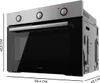 Cecotec 02824, Medium, Elektrischer Ofen, 56 l, 2600 W, 56 Produktbild-Vorschau 4
