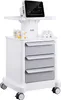 A medical cart with a monitor, drawers, and wheels. Podgląd zdjęcia produktu