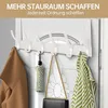 INF Deurhanger met 6 haken, aluminium wandhaken Productafbeelding-voorbeeld 5