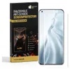 A product box for a screen protector is shown next to a smartphone with a screen protector applied. Produktbild-Vorschau