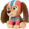 A plush toy dog wearing a helmet and uniform. Produktbild-Vorschau