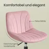 VASAGLE Schminkstuhl, Stizhocker, 65,5-77,5 cm Produktbild-Vorschau 7