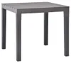 vidaXL Gartentisch Moccafarben 78 x 78 x 72 cm Kunststoff Produktbild-Vorschau 5
