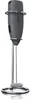 A gray milk frother with a silver stand. Podgląd zdjęcia produktu