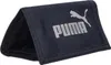 A dark blue Puma wallet with the Puma logo and name printed in silver. Produktbild-Vorschau