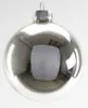 TrendLine Weihnachtskugeln aus Glas Ø 8 cm weiß-silber 6 Produktbild-Vorschau 2